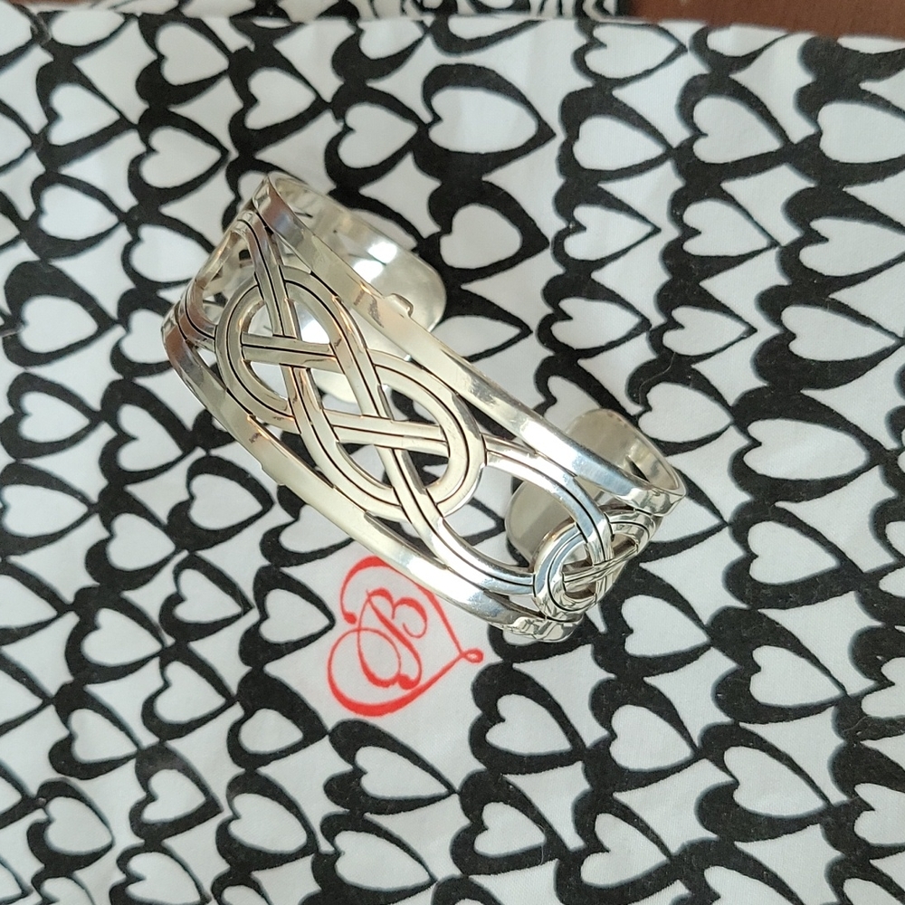 Brighton Interlok Narrow Cristo Cuff Bracelet